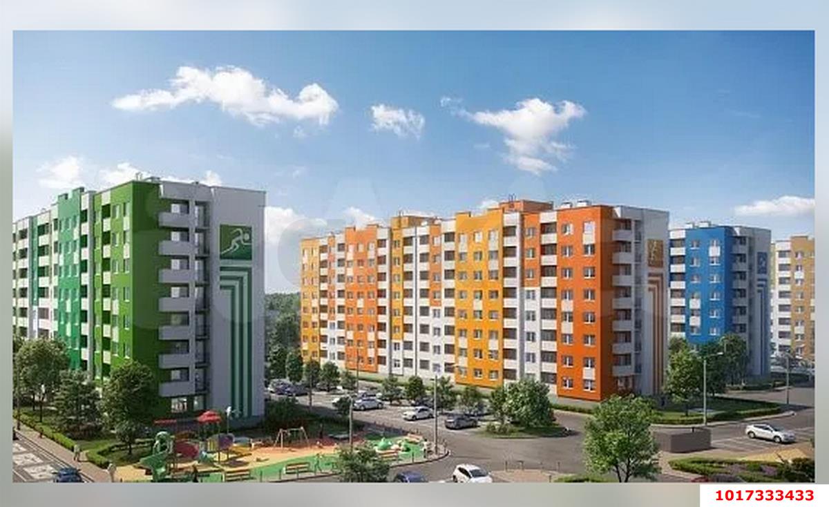 Фото №1: 1-комнатная квартира 43 м² - Краснодар, Карасунский внутригородской округ, ЖК Спортивный Парк, ж/р Новознаменский, ул. Войсковая, 4к10