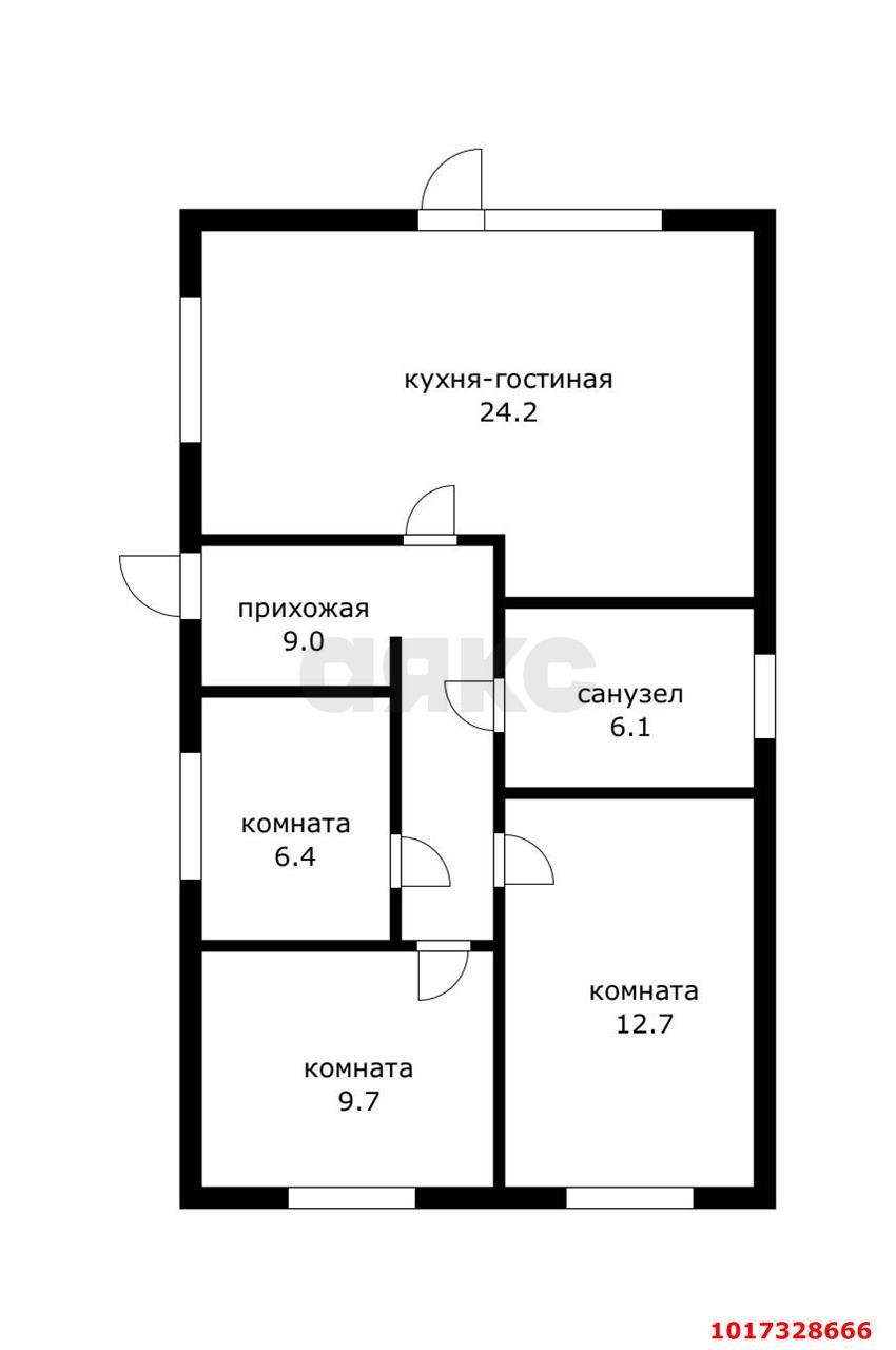 Фото №12: Дом 71 м² + 3 сот. - Краснодар, Прикубанский внутригородской округ, мкр. КП Крепость, ул. Новодмитриевская, 22/4
