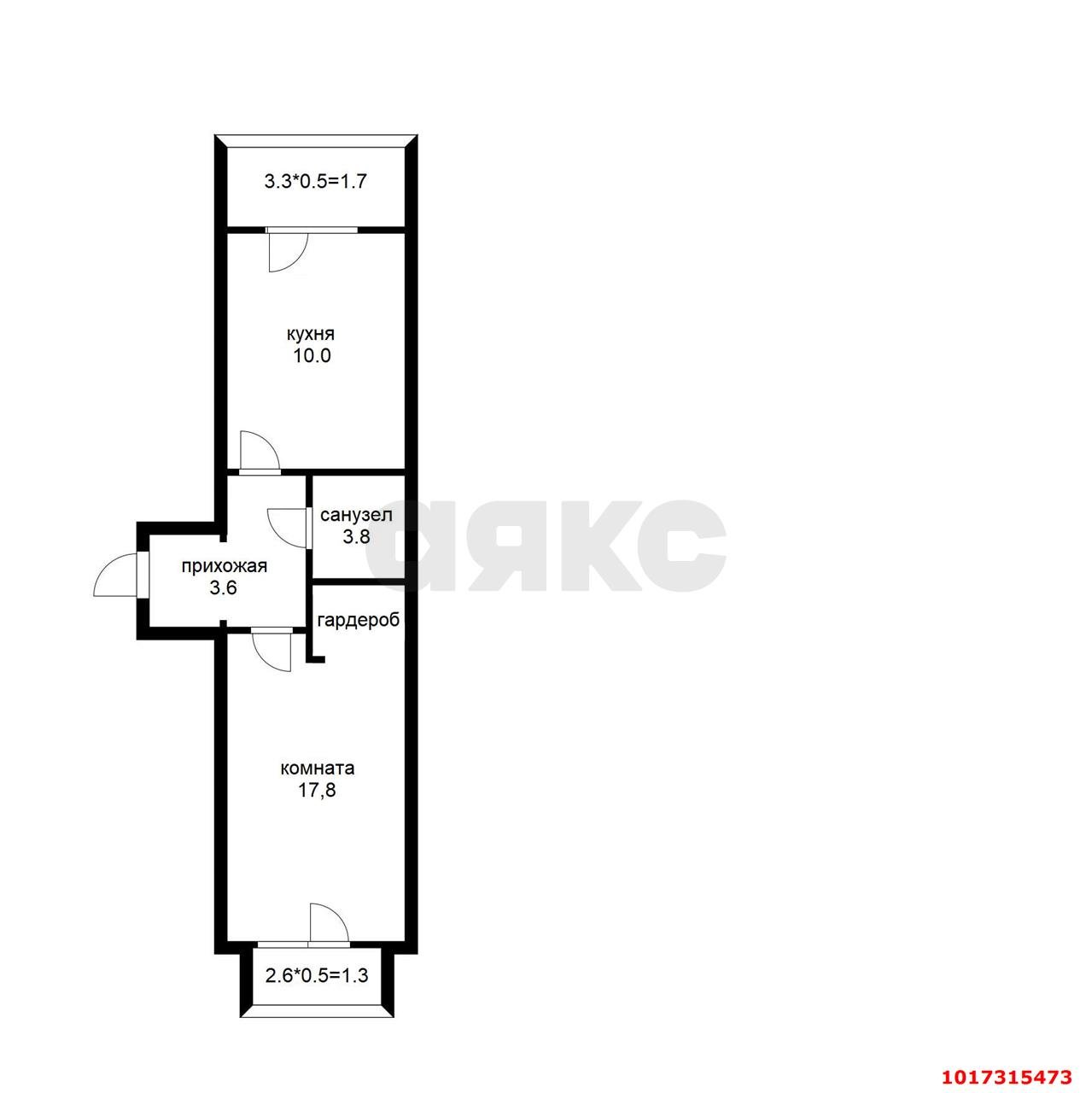 Фото №10: 1-комнатная квартира <span class="whitespace-nowrap">41 м²</span>, <span class="whitespace-nowrap">5/6 эт.</span> - Новая Адыгея, мкр. жилой комплекс Родной Дом, ул. Бжегокайская, 31/7А