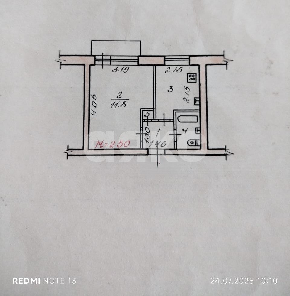 Фото №5: 1-комнатная квартира <span class="whitespace-nowrap">23 м²</span>, <span class="whitespace-nowrap">4/5 эт.</span> - Волгоград, Дзержинский, п. Ангарский, ул. Жирновская, 13