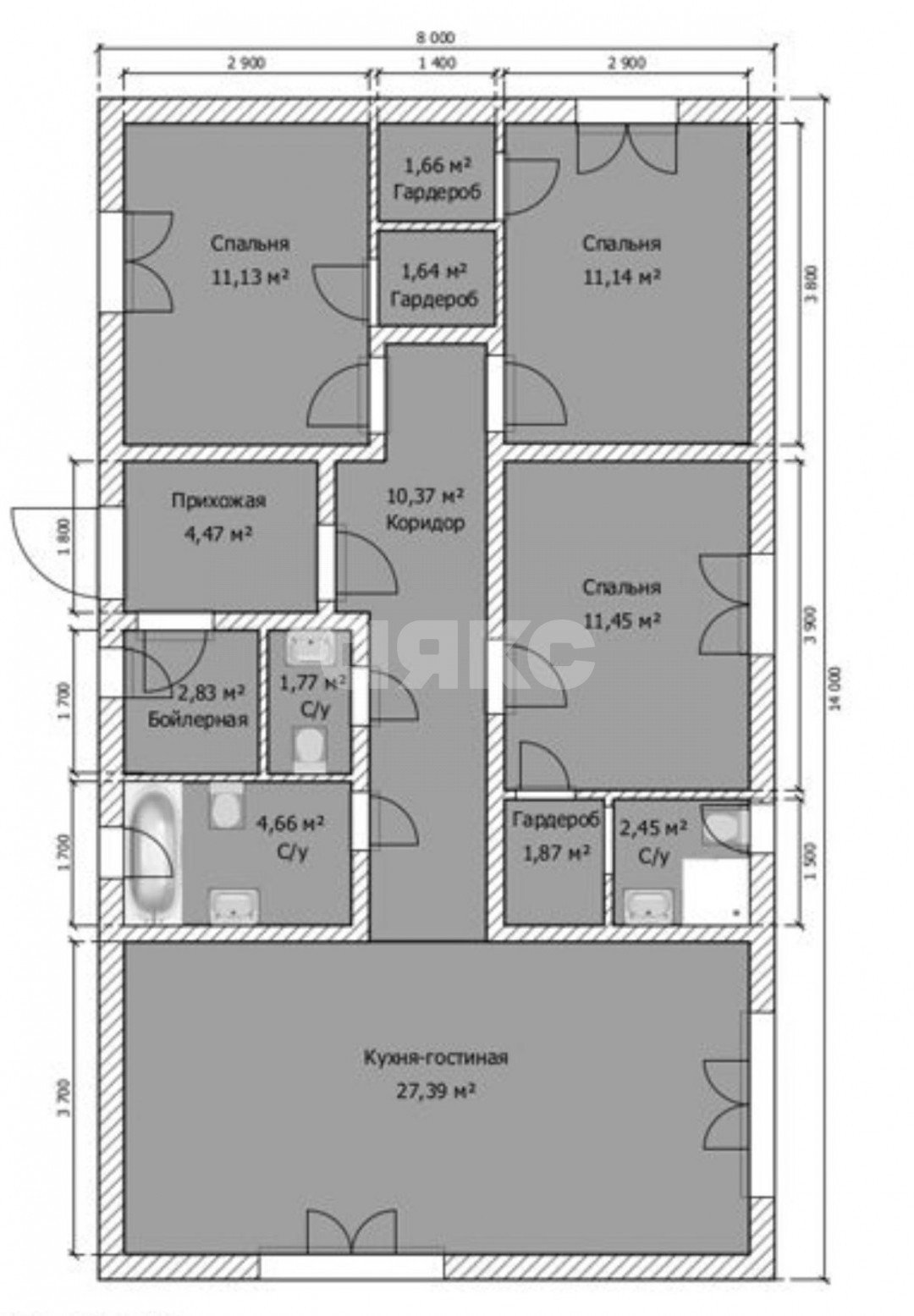 Фото №10: Дом <span class="whitespace-nowrap">100 м²</span> <span class="whitespace-nowrap">+ 4 сот.</span>, <span class="whitespace-nowrap">1 эт.</span> - Темерницкий, п. коттеджный  Ореховая Роща, ул. Омская