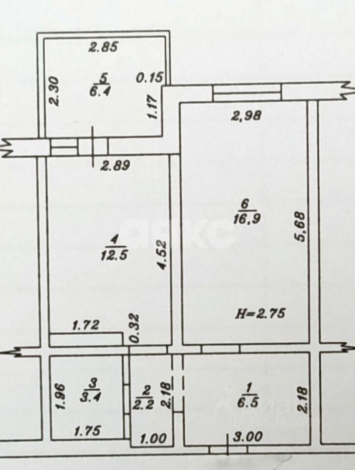 Фото №7: 2-комнатная квартира 48 м² - Анапа, мкр. жилой комплекс Русь, ул. Краснодарская, 64Бк2