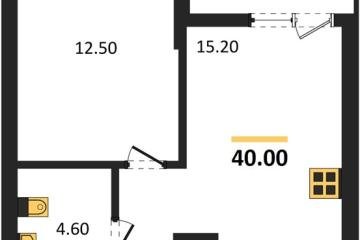 Фото №1: 1-комнатная квартира 40 м² - Краснодар, мкр. Прикубанский внутригородской округ, 
