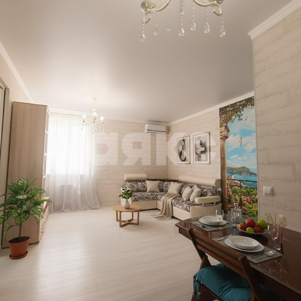 Фото №2: 2-комнатная квартира 58 м² - Анапа, 3Б, мкр. жилой комплекс Адмирал, ул. Владимирская, 148