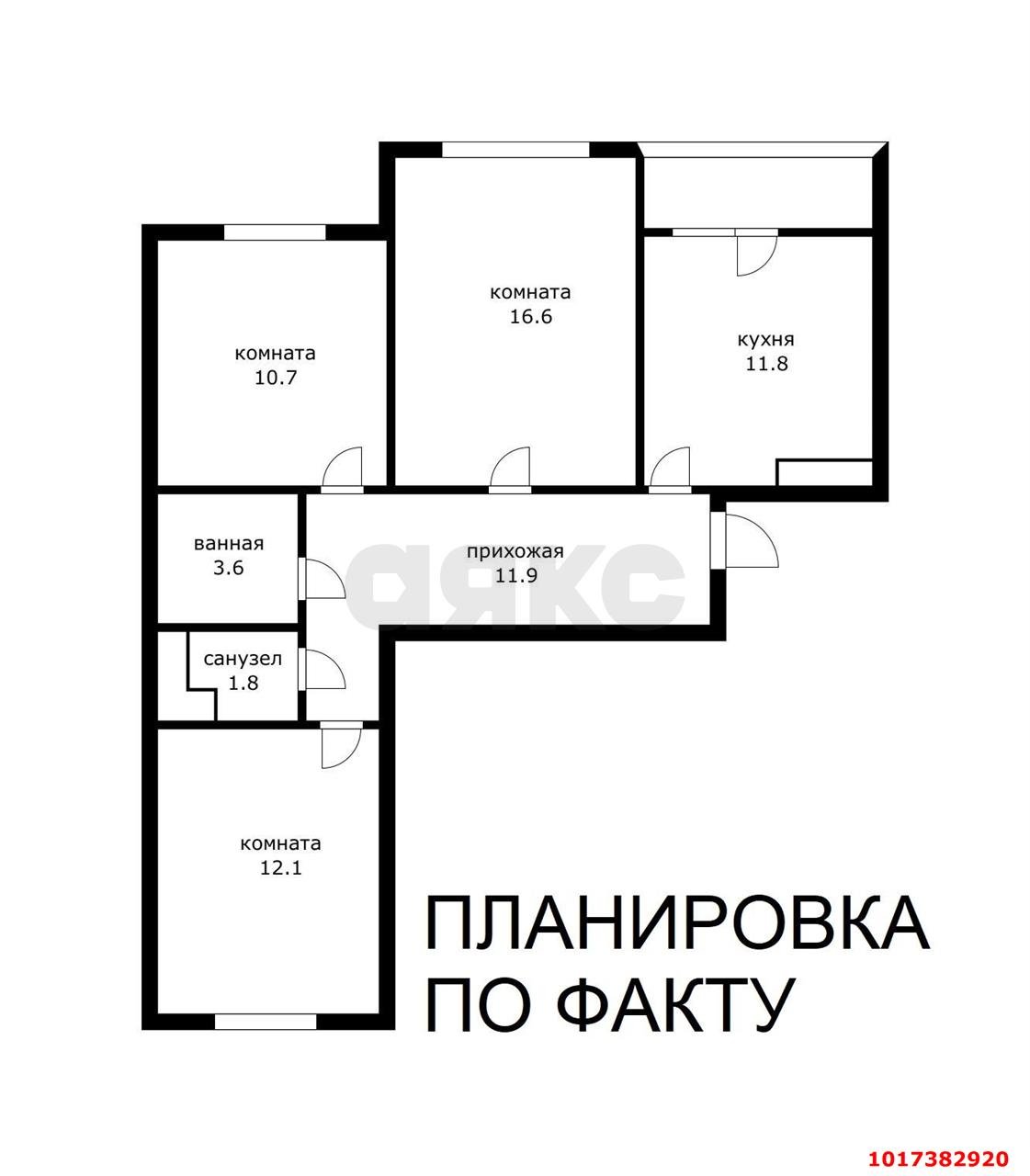 Фото №3: 2-комнатная квартира 72 м² - Краснодар, Прикубанский внутригородской округ, Панорама, мкр. ЖК Перспектива, ул. Героев-Разведчиков, 8к4