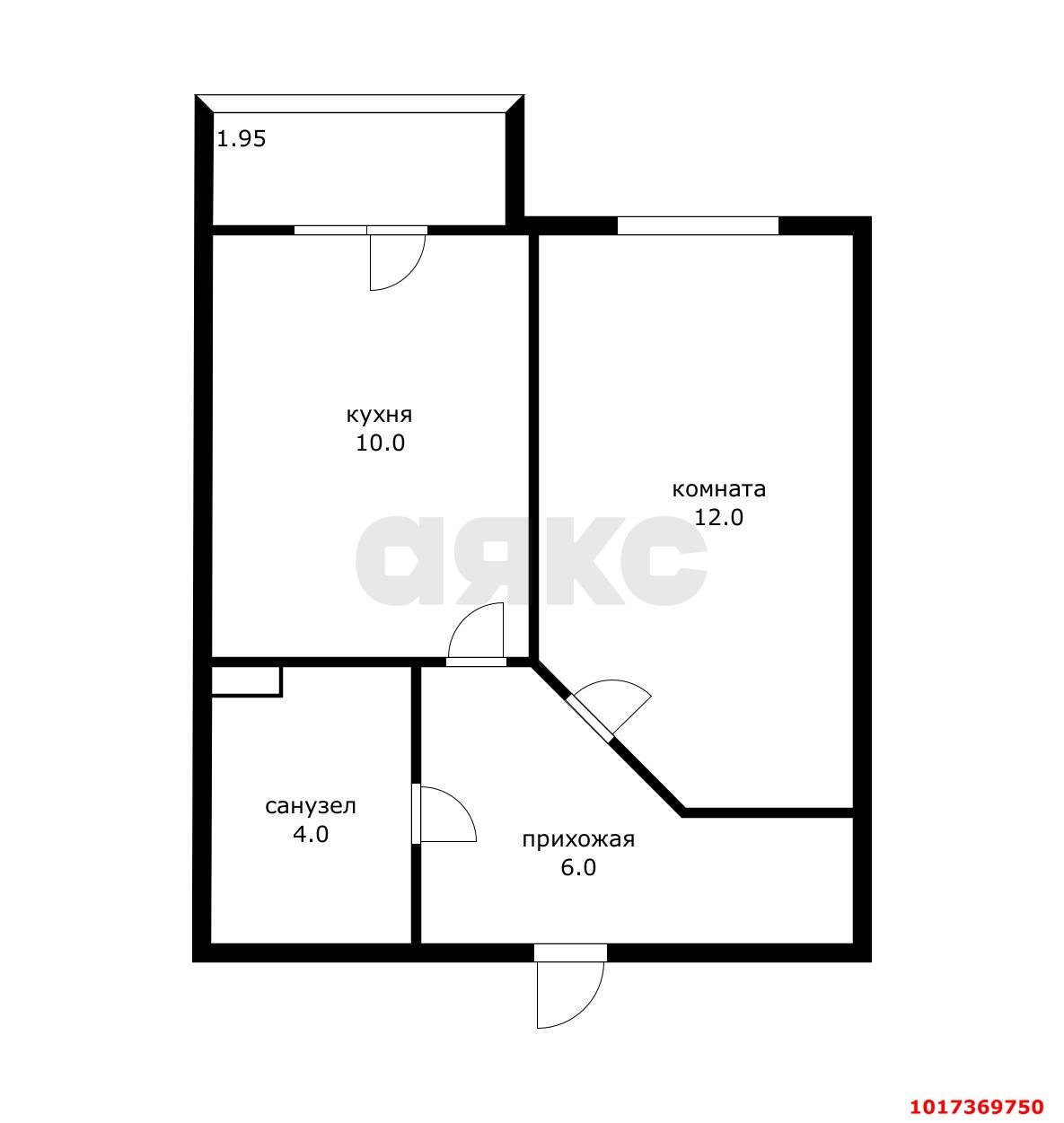Фото №11: 1-комнатная квартира 35 м² - Краснодар, мкр. Прикубанский внутригородской округ, ул. им. Сорока А.М., 4