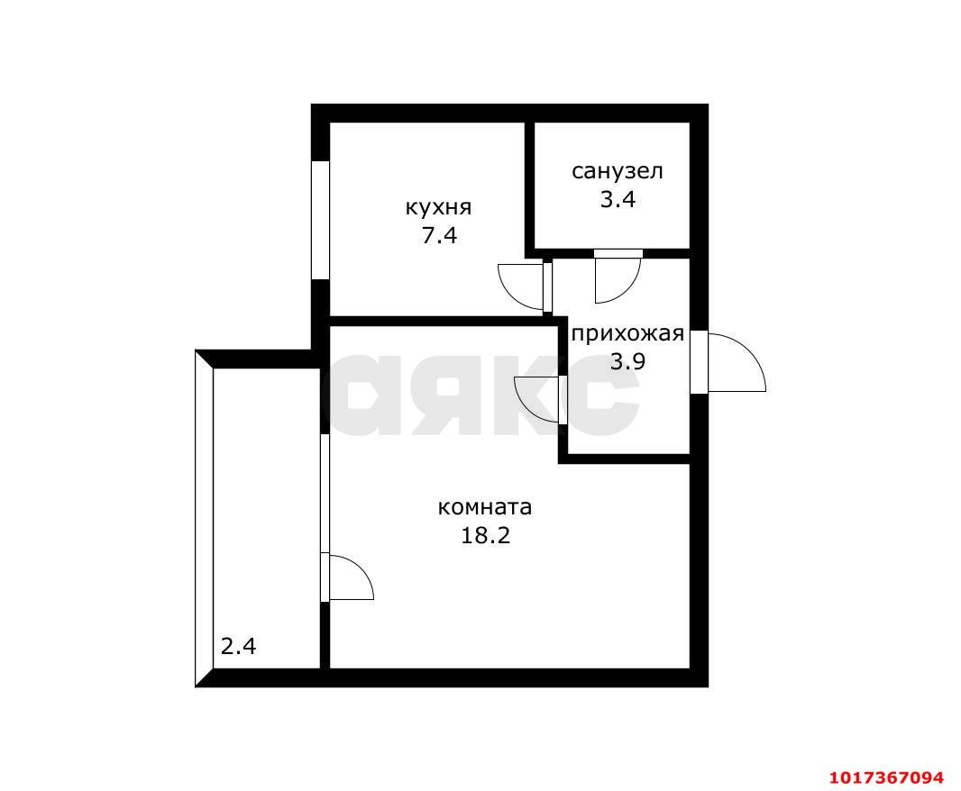 Фото №11: 1-комнатная квартира 38 м² - Краснодар, Карасунский внутригородской округ, мкр. Комсомольский, ул. Сормовская, 175/1