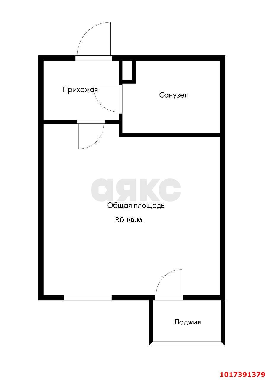 Фото №14: Студия 31 м² - Краснодар, Прикубанский внутригородской округ, мкр. ЖК Красная Площадь, ул. Конгрессная, 25