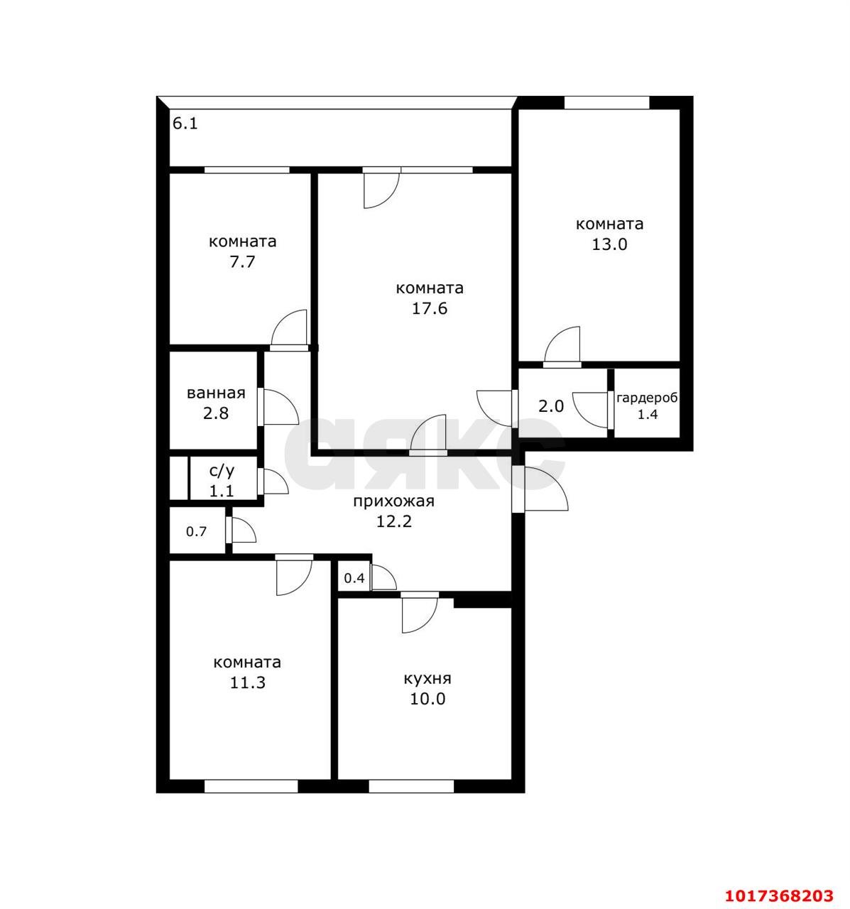 Фото №15: 4-комнатная квартира 85 м² - Энем, ул. Красная, 6