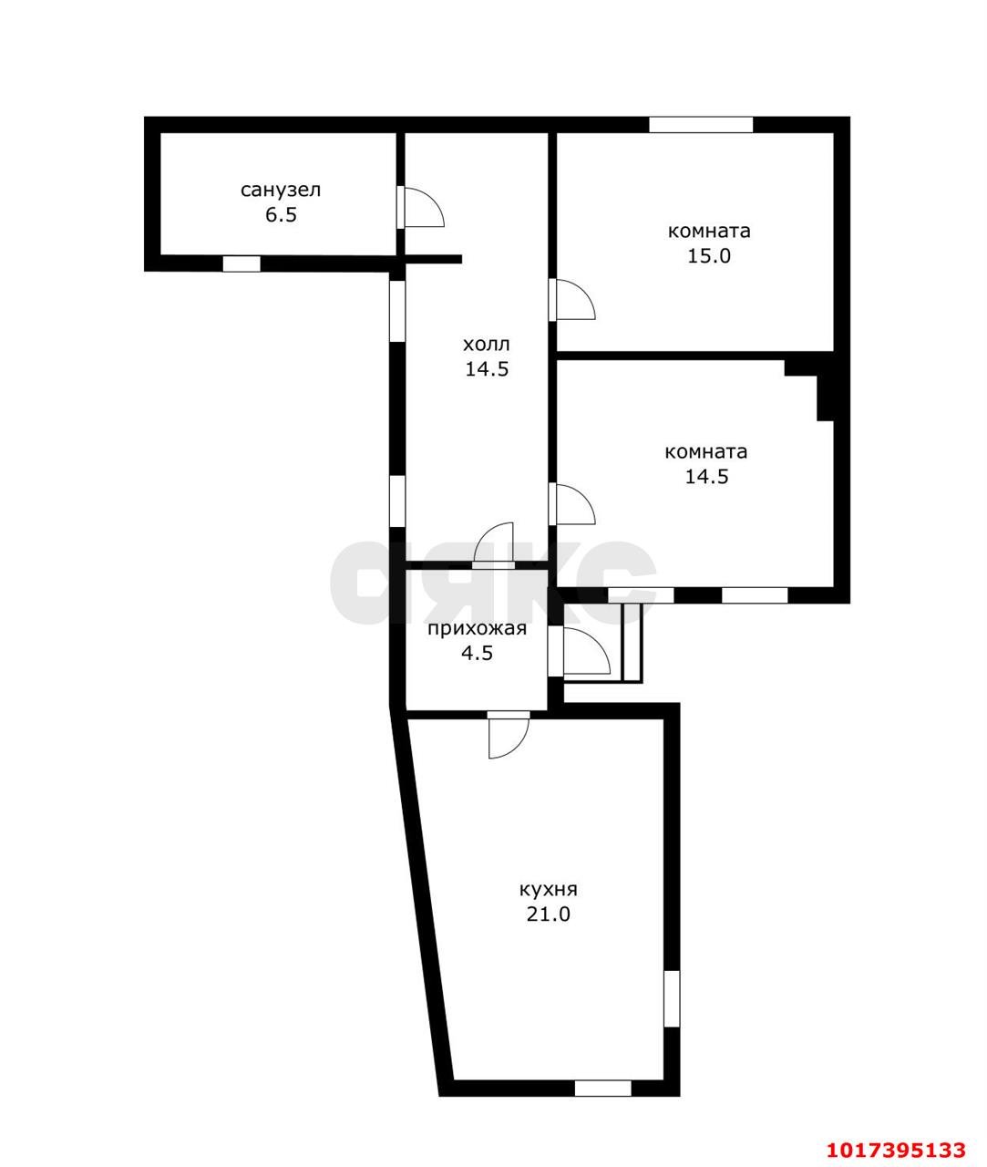 Фото №11: 2-комнатная квартира 73 м² - Краснодар, Центральный внутригородской округ, мкр. Центральный, ул. Гимназическая, 95