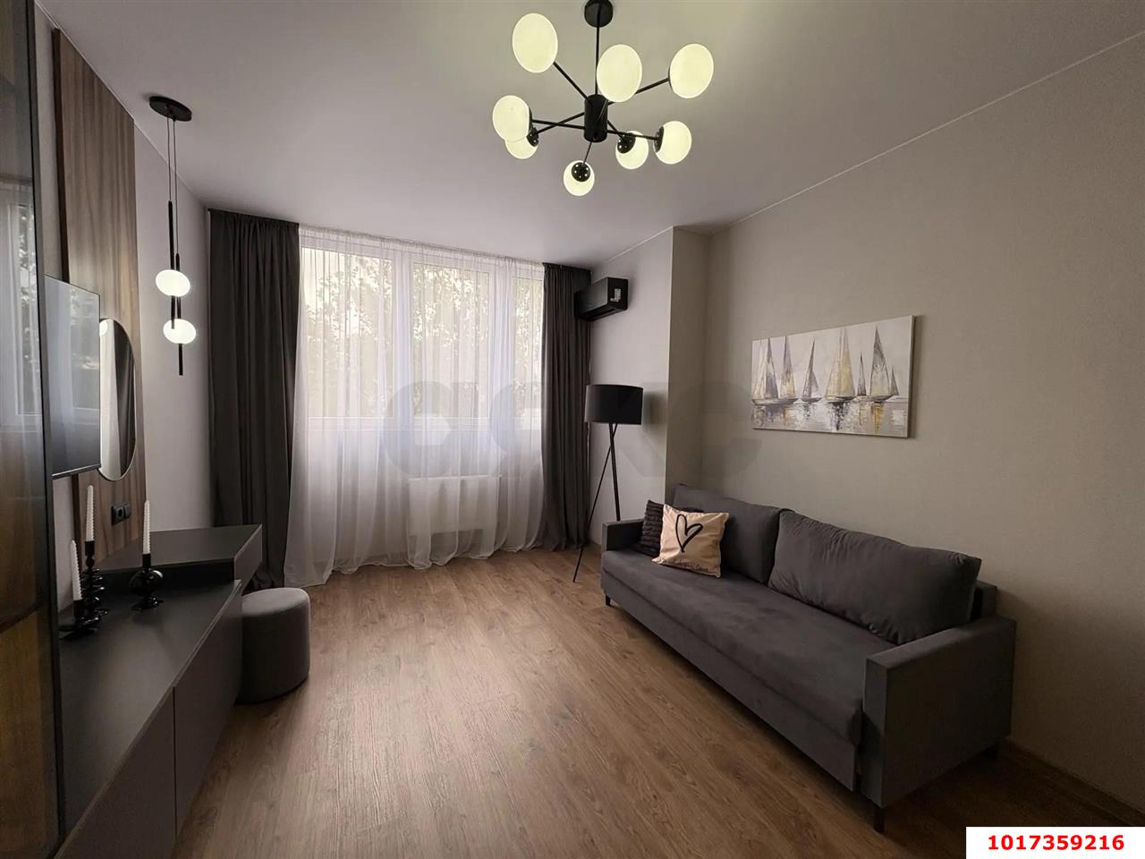 Фото №6: 1-комнатная квартира <span class="whitespace-nowrap">43 м²</span>, <span class="whitespace-nowrap">4/18 эт.</span> - Краснодар, Карасунский внутригородской округ, Хлопчато-бумажный Комбинат, мкр. ЖК Альфа, ул. Уральская, 100/5