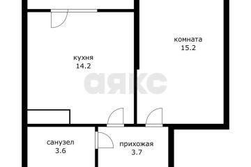 Фото №1: 1-комнатная квартира <span class="whitespace-nowrap">36 м²</span>, <span class="whitespace-nowrap">5/16 эт.</span> - Краснодар, мкр. жилой комплекс Сармат, ул. Константина Гондаря, 98