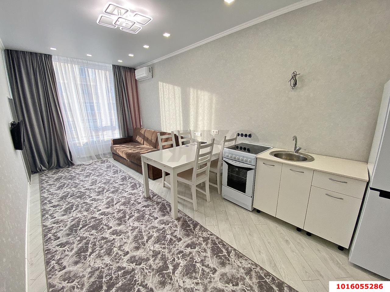 Фото №6: 1-комнатная квартира 42 м² - Краснодар, Прикубанский внутригородской округ, Фестивальный, мкр. ЖК Цветы, ул. Круговая, 4Вк5