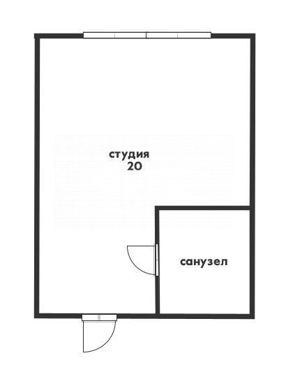 Фото №11: Студия <span class="whitespace-nowrap">20 м²</span>, <span class="whitespace-nowrap">-1/7 эт.</span> - Геленджик, ул. Туристическая, 4