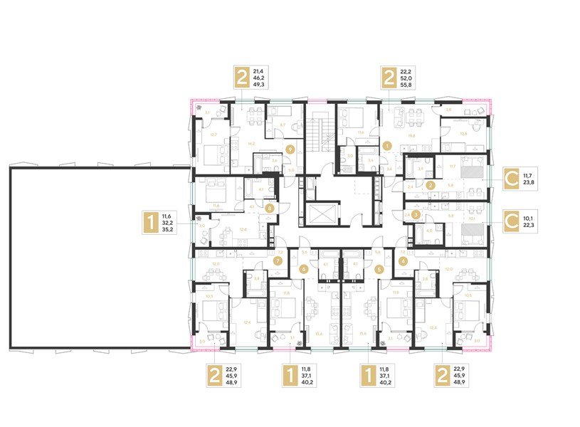 Фото №9: 1-комнатная квартира 35 м² - Краснодар, мкр. Прикубанский внутригородской округ