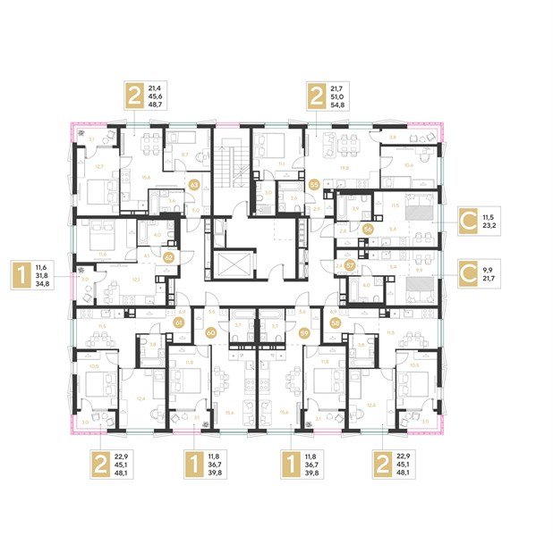Фото №9: Студия 23 м² - Краснодар, мкр. Прикубанский внутригородской округ