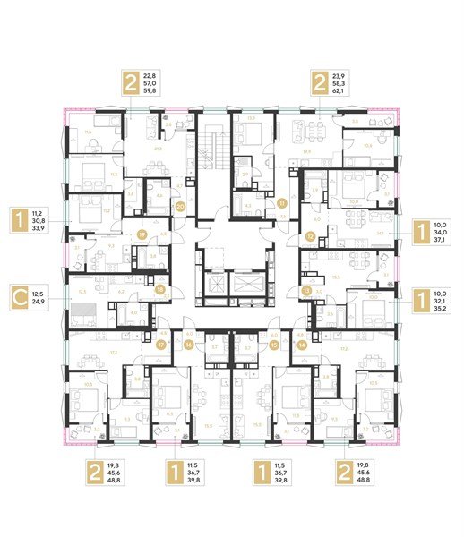 Фото №8: 2-комнатная квартира 48 м² - Краснодар, мкр. Прикубанский внутригородской округ