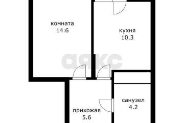 Фото №1: 1-комнатная квартира <span class="whitespace-nowrap">34 м²</span>, <span class="whitespace-nowrap">4/24 эт.</span> - Знаменский, мкр. Родные Просторы, ул. Природная, 10Бк4