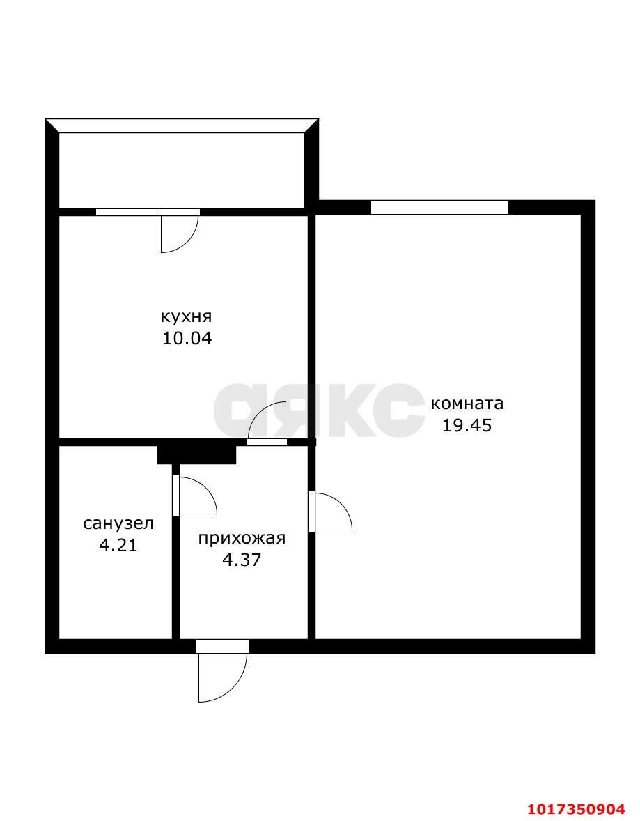 Фото №18: 1-комнатная квартира 40 м² - Краснодар, Карасунский внутригородской округ, мкр. Гидростроителей, ул. Трудовой Славы, 7