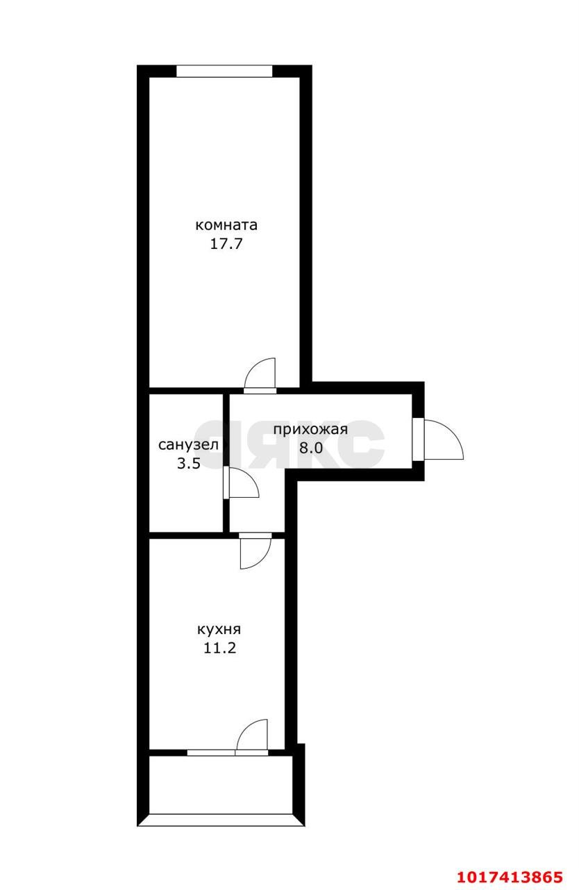 Фото №10: 1-комнатная квартира 41 м² - Краснодар, Прикубанский внутригородской округ, Калинино, мкр. Завод Радиоизмерительных Приборов, пер. Гаражный, 12/2