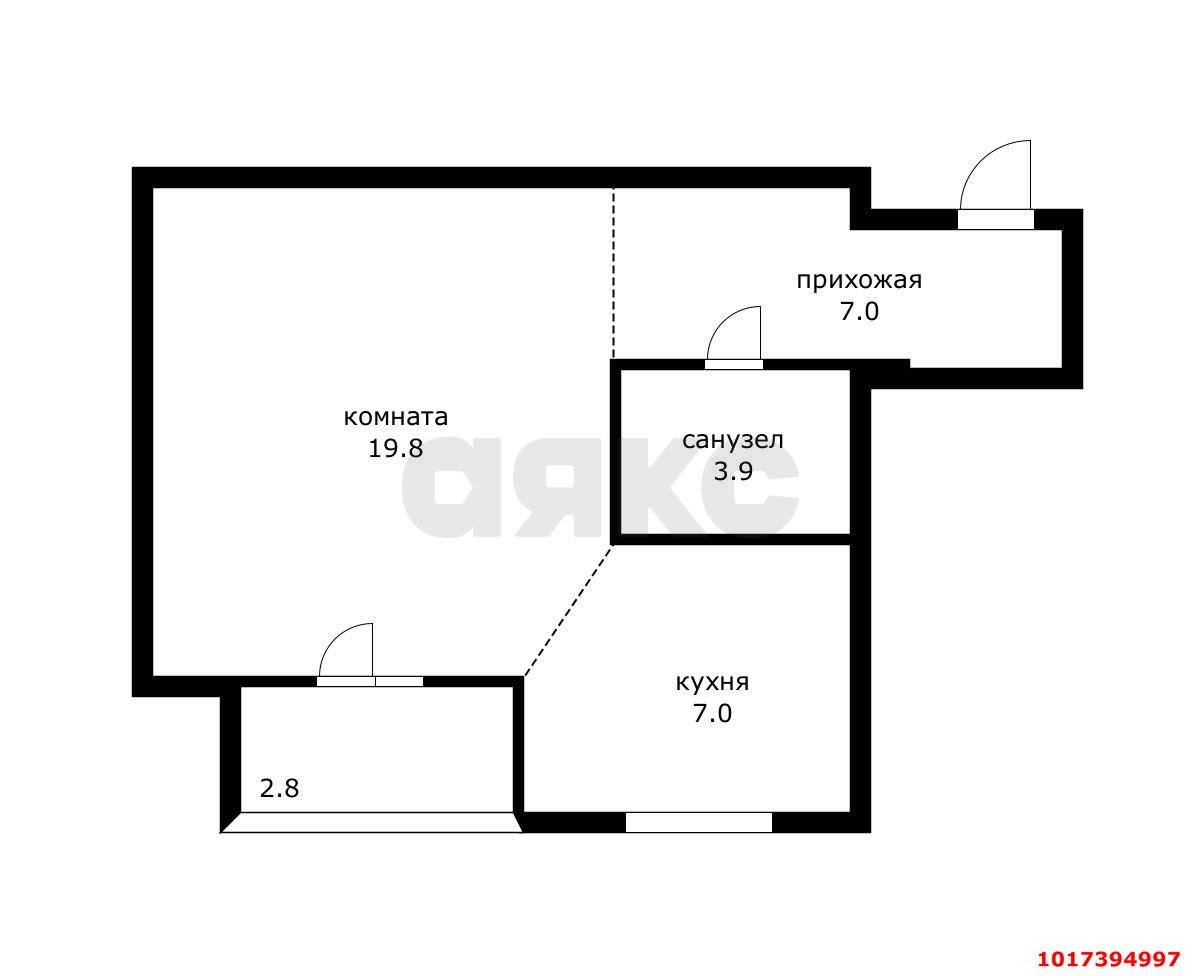 Фото №14: 1-комнатная квартира 37 м² - Краснодар, Прикубанский внутригородской округ, мкр. Восточно-Кругликовский, ул. Черкасская, 113