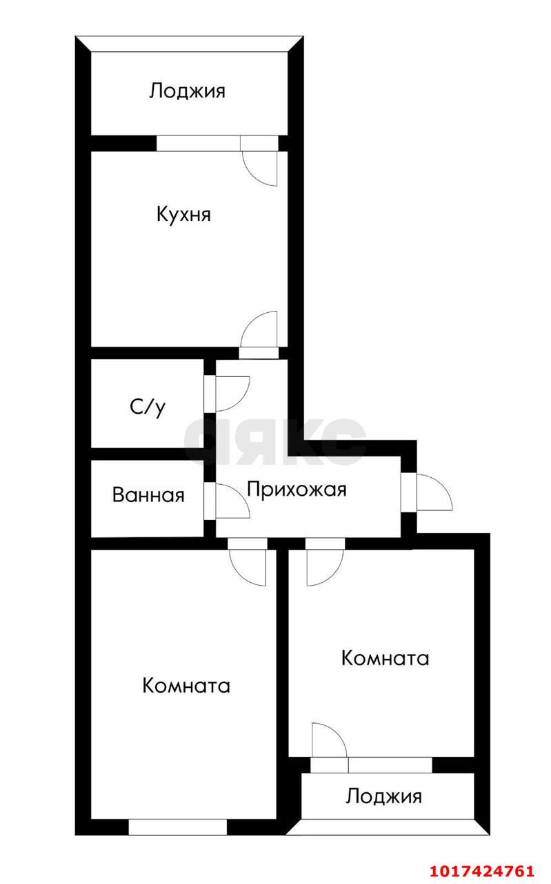 Фото №14: 2-комнатная квартира 61 м² - Краснодар, Прикубанский внутригородской округ, ЖК Славянка, мкр. Славянский, ул. Заполярная, 39к8