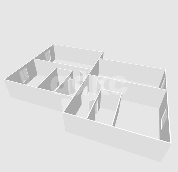 Фото №12: 3-комнатная квартира 60 м² - Федино, ул. Электроподстанция, 1