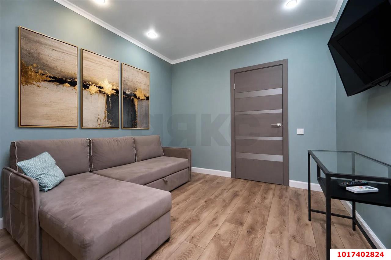 Фото №5: 1-комнатная квартира <span class="whitespace-nowrap">43 м²</span>, <span class="whitespace-nowrap">3/24 эт.</span> - Краснодар, Западный внутригородской округ, Фестивальный, мкр. ЖК Тургенев, ул. Дальняя, 8к2