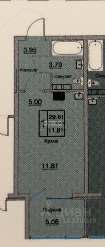 Фото №2: Студия 30 м² - Анапа, мкр. жилой комплекс Притяжение, ул. Ленина, 202к2