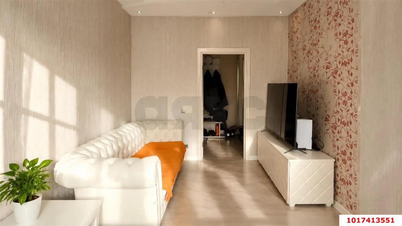Фото №4: 1-комнатная квартира <span class="whitespace-nowrap">39 м²</span>, <span class="whitespace-nowrap">7/16 эт.</span> - Краснодар, Карасунский внутригородской округ, Пашковский, мкр. жилой комплекс Империал, ул. Бородинская, 137к2