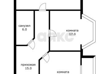 Фото №1: 2-комнатная квартира <span class="whitespace-nowrap">82 м²</span>, <span class="whitespace-nowrap">2/3 эт.</span> - Краснодар, мкр. Отделение № 1 ОПХ Колос, ул. Кирпильская, 15
