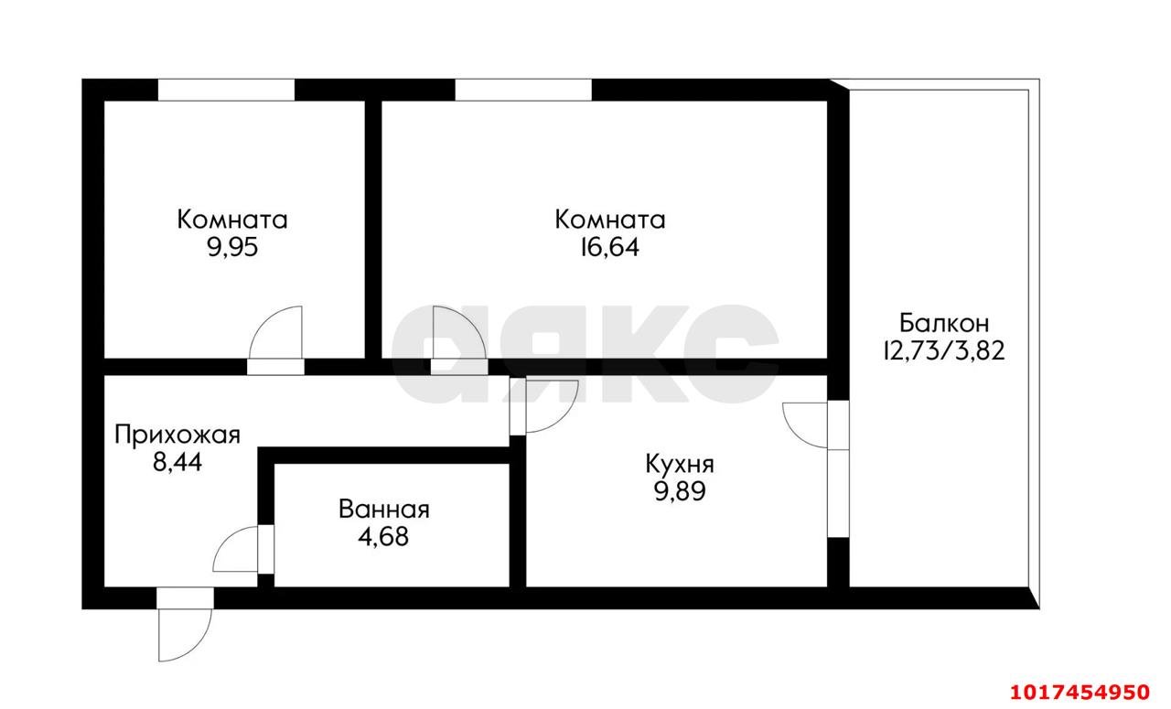 Фото №13: 2-комнатная квартира 62 м² - Краснодар, Прикубанский внутригородской округ, Россинского, мкр. жилой комплекс Россинский Парк, ул. Командорская, 15