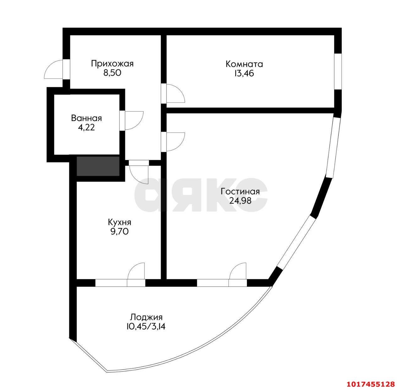 Фото №11: 2-комнатная квартира 71 м² - Краснодар, Прикубанский внутригородской округ, Россинского, мкр. жилой комплекс Россинский Парк, ул. Командорская, 15