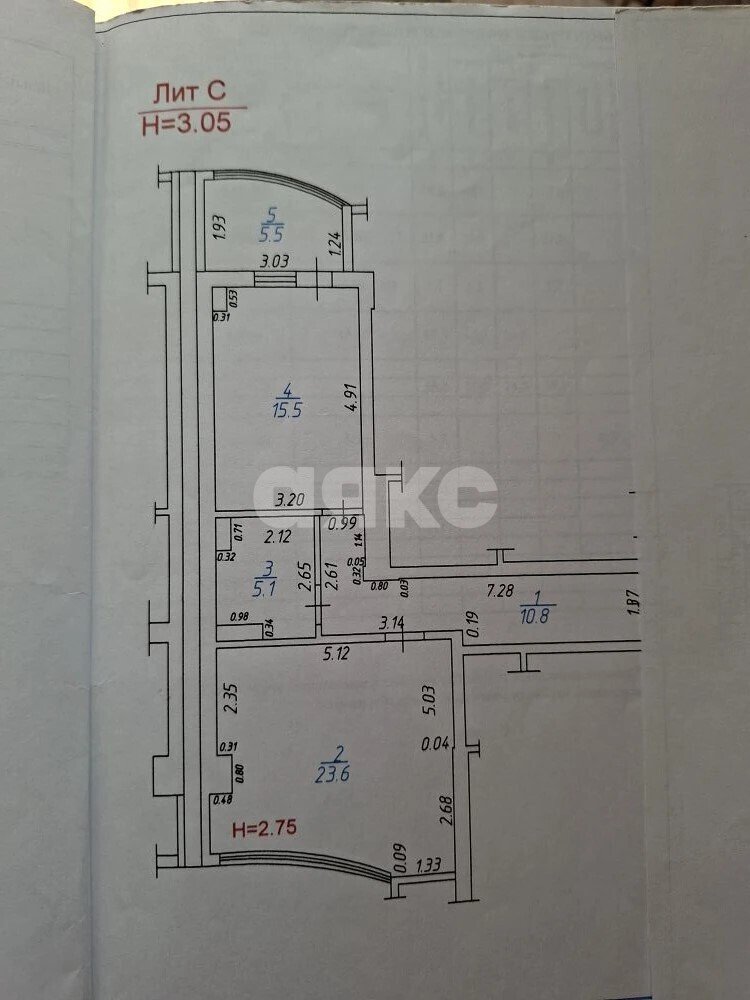 Фото №9: 1-комнатная квартира 55 м² - Анапа, ул. Промышленная, 9к2