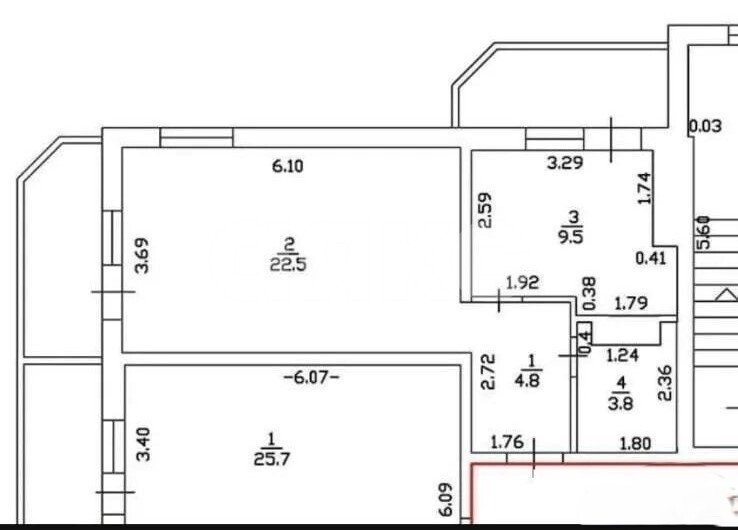 Фото №9: 1-комнатная квартира 50 м² - Анапа, мкр. 3А, пр-д Алмазный, 9к1
