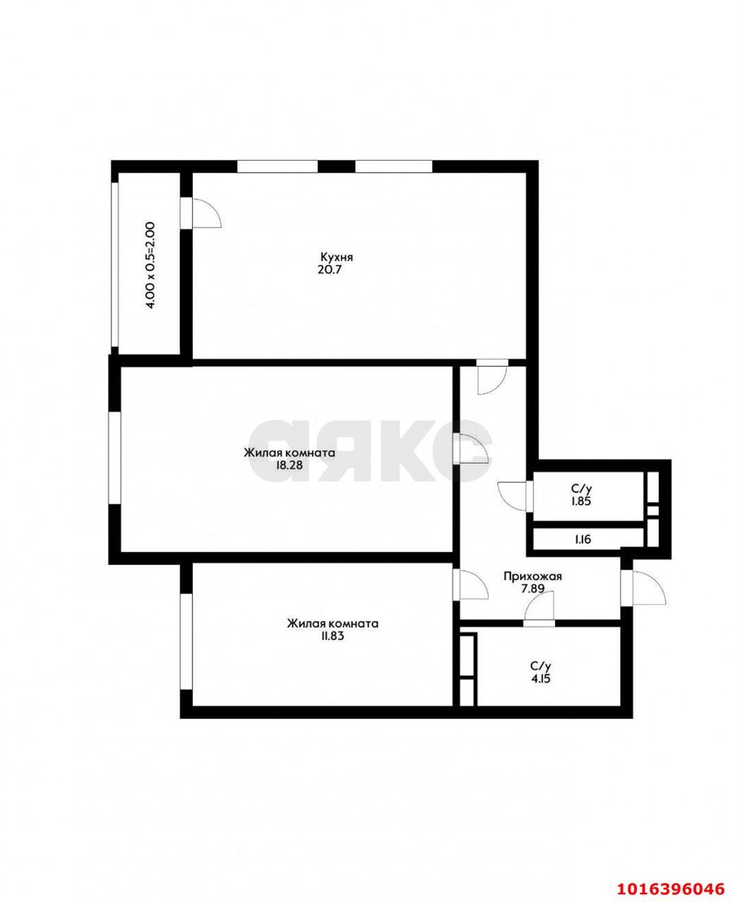 Фото №2: 3-комнатная квартира 68 м², 5/17 эт. - Краснодар, Карасунский внутригородской округ, Почтовый, мкр. жилой комплекс Иван да Марья, ул. Автолюбителей, 1/5лит2