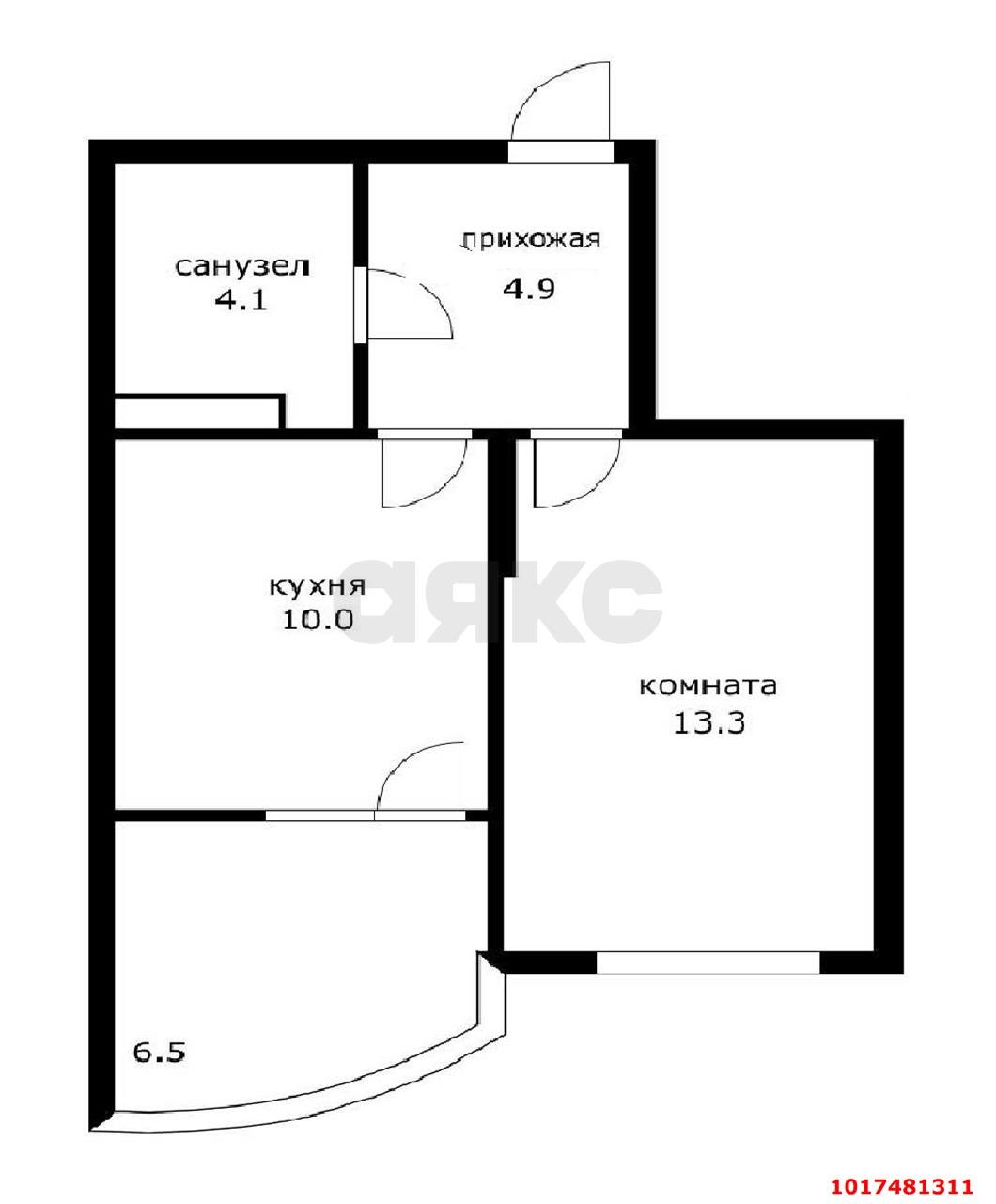 Фото №4: 1-комнатная квартира 38 м² - Краснодар, Прикубанский внутригородской округ, мкр. ЖК Хорошая Погода, ул. Кирилла Россинского, 3/2