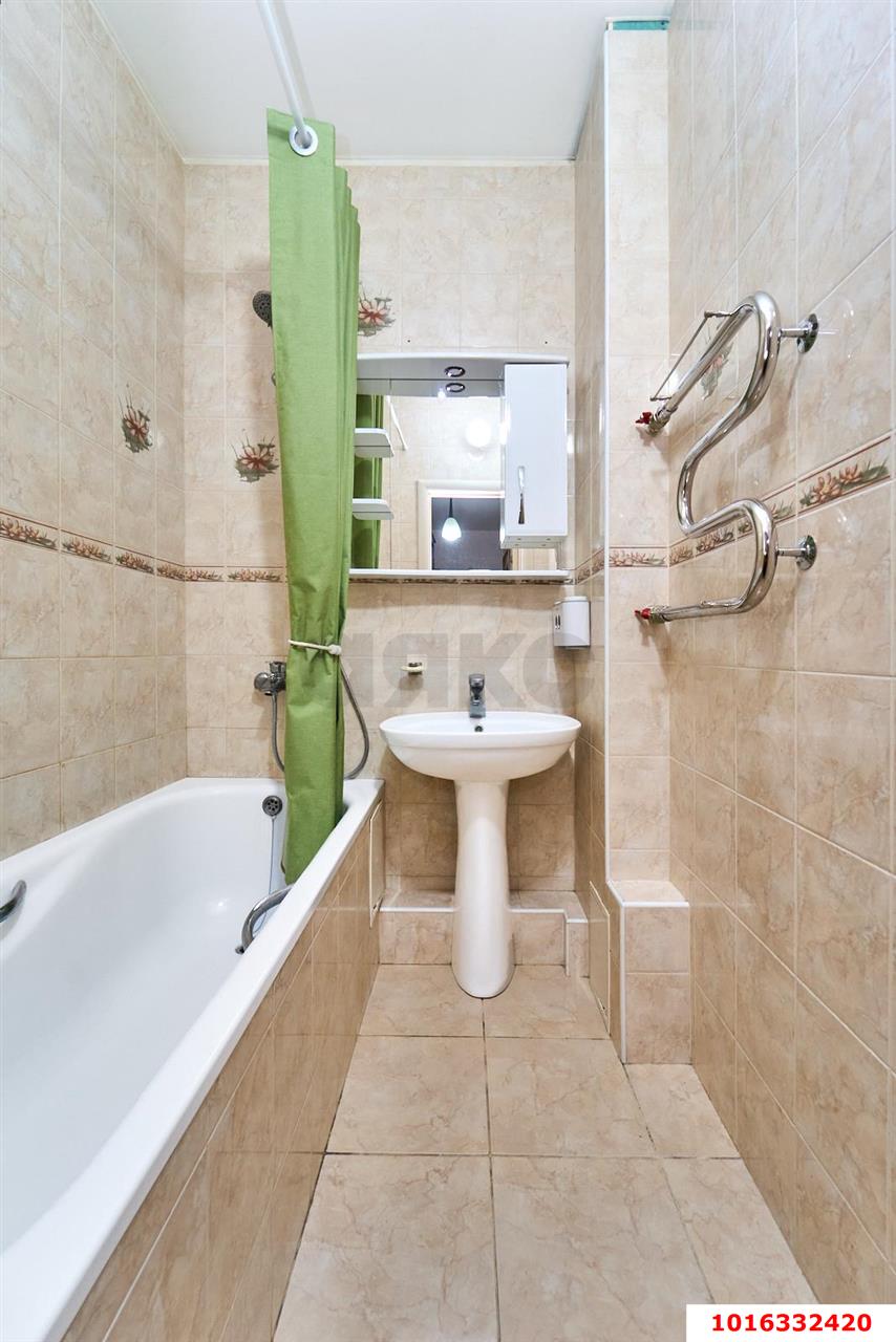 Фото №10: 1-комнатная квартира <span class="whitespace-nowrap">45 м²</span>, <span class="whitespace-nowrap">15/16 эт.</span> - Краснодар, Прикубанский внутригородской округ, Панорама, мкр. ЖК Панорама, ул. Восточно-Кругликовская, 22/2