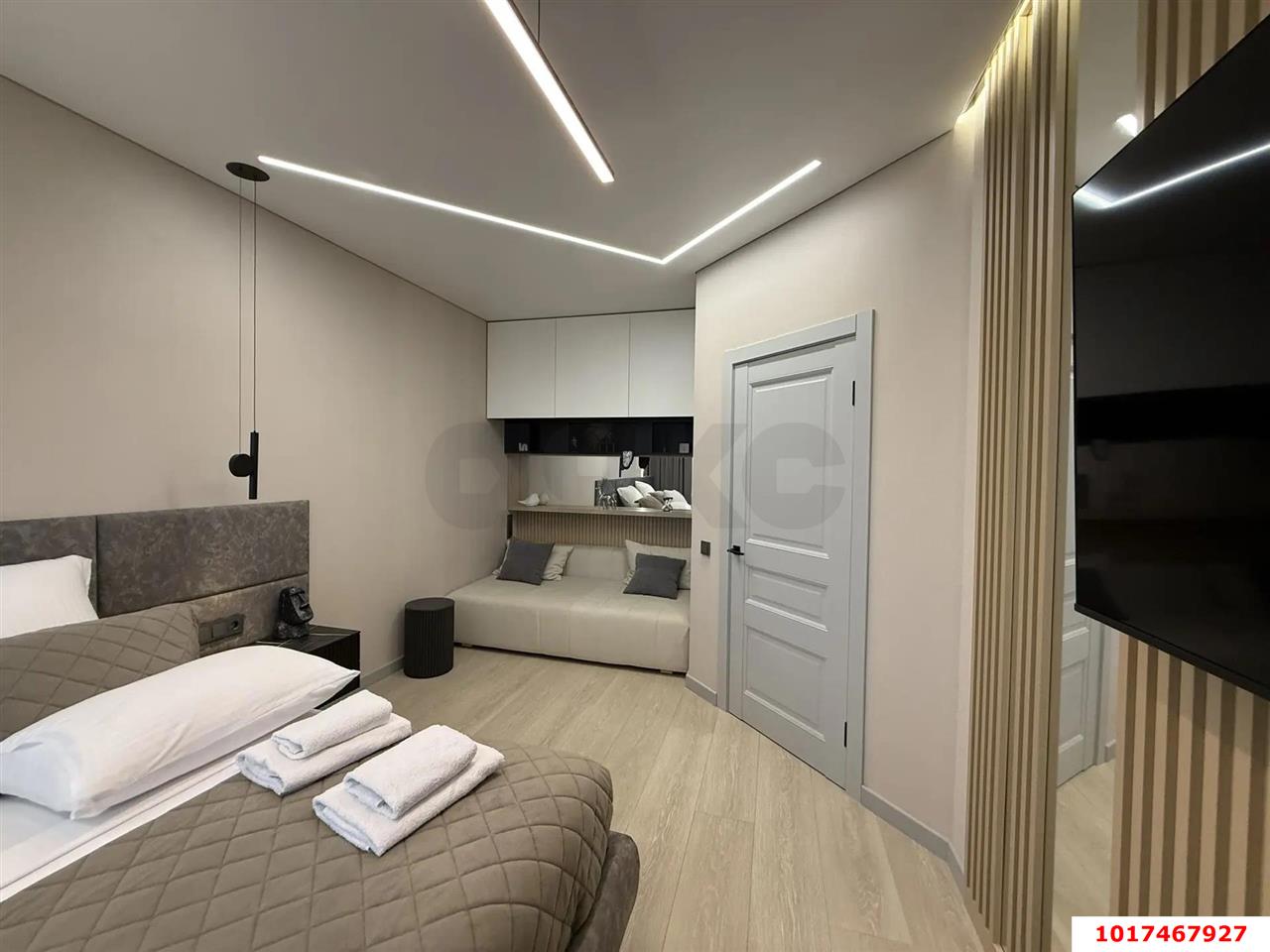 Фото №4: 1-комнатная квартира <span class="whitespace-nowrap">45 м²</span>, <span class="whitespace-nowrap">18/22 эт.</span> - Краснодар, Прикубанский внутригородской округ, мкр. Достояние, ул. Конгрессная, 27