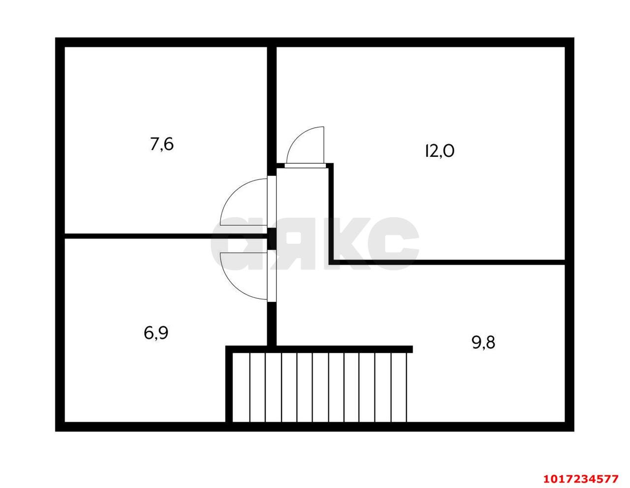 Фото №7: 3-комнатная квартира 71 м² - Краснодар, Прикубанский внутригородской округ, мкр. жилой комплекс Западный Город, ул. Крылатская, 21к1