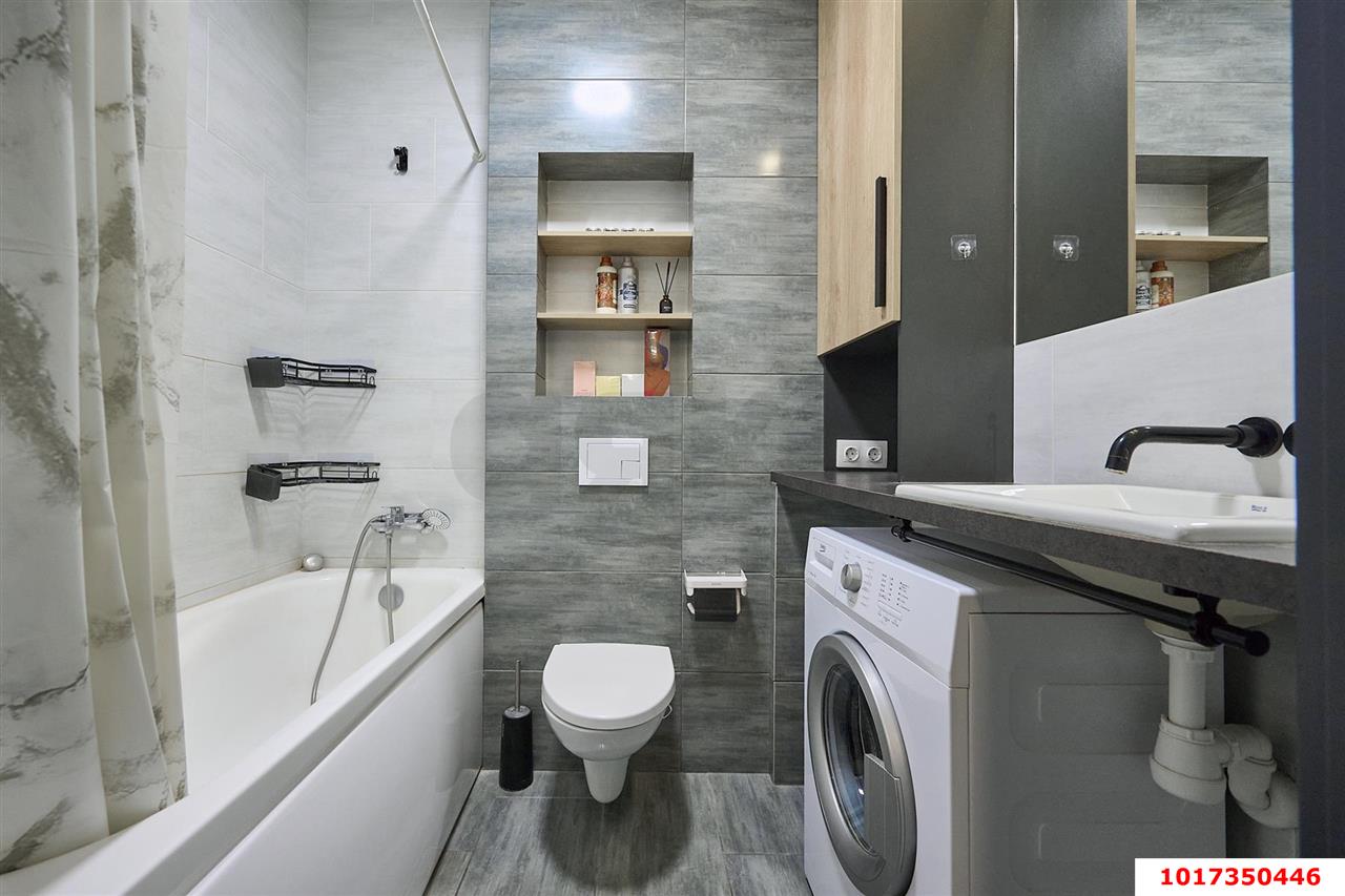 Фото №9: 1-комнатная квартира <span class="whitespace-nowrap">47 м²</span>, <span class="whitespace-nowrap">11/18 эт.</span> - Краснодар, Карасунский внутригородской округ, Хлопчато-бумажный Комбинат, мкр. жилой комплекс Элегант, ул. Старокубанская, 139