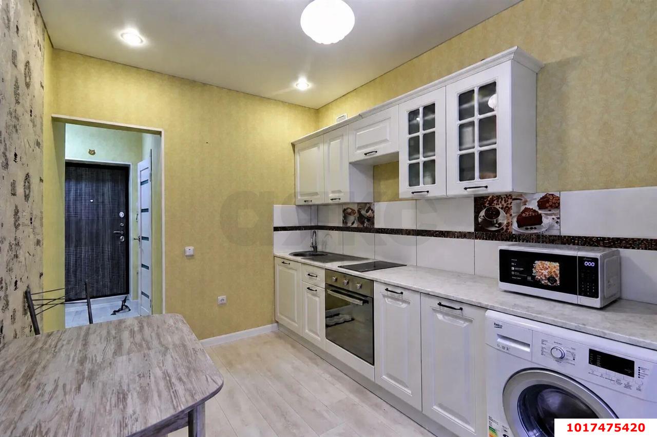 Фото №2: 1-комнатная квартира <span class="whitespace-nowrap">38 м²</span>, <span class="whitespace-nowrap">2/9 эт.</span> - Краснодар, Прикубанский внутригородской округ, мкр. Музыкальный, ул. имени С.С. Прокофьева, 33