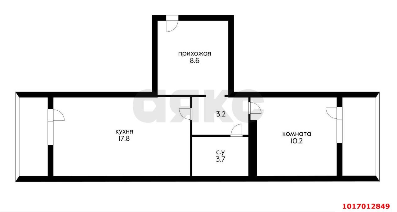 Фото №10: 1-комнатная квартира <span class="whitespace-nowrap">50 м²</span>, <span class="whitespace-nowrap">1/16 эт.</span> - Краснодар, Карасунский внутригородской округ, мкр. Гидростроителей, ул. Парусная, 20/3