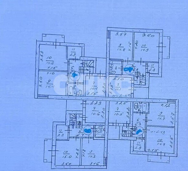 Фото №8: 4-комнатная квартира <span class="whitespace-nowrap">106 м²</span>, <span class="whitespace-nowrap">3/3 эт.</span> - Мариуполь, Приморский, мкр. Черёмушки, ул. Цыбулько, 25