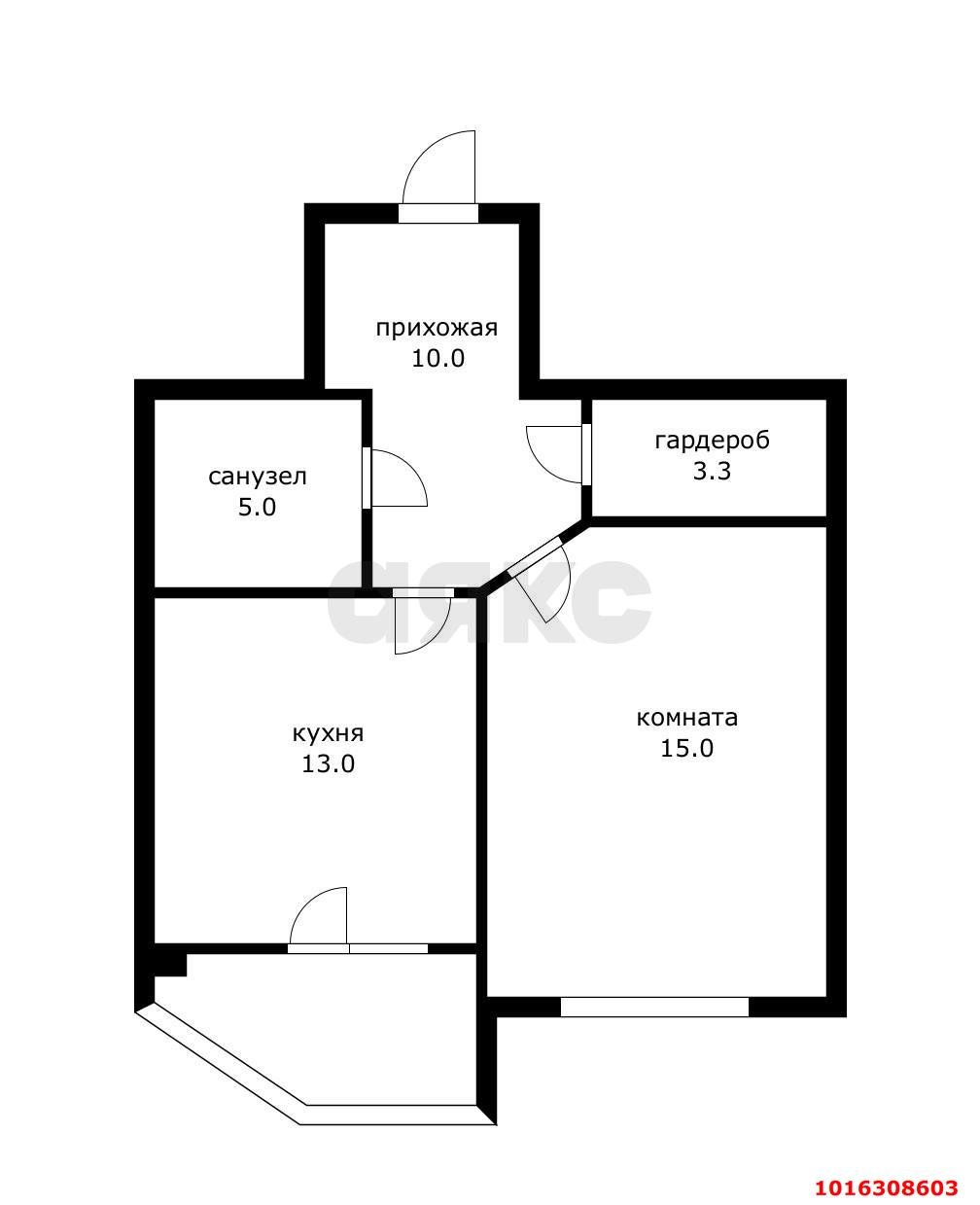 Фото №18: 1-комнатная квартира 50 м² - Краснодар, Прикубанский внутригородской округ, Круглик, мкр. Школьный, ул. Филатова, 19
