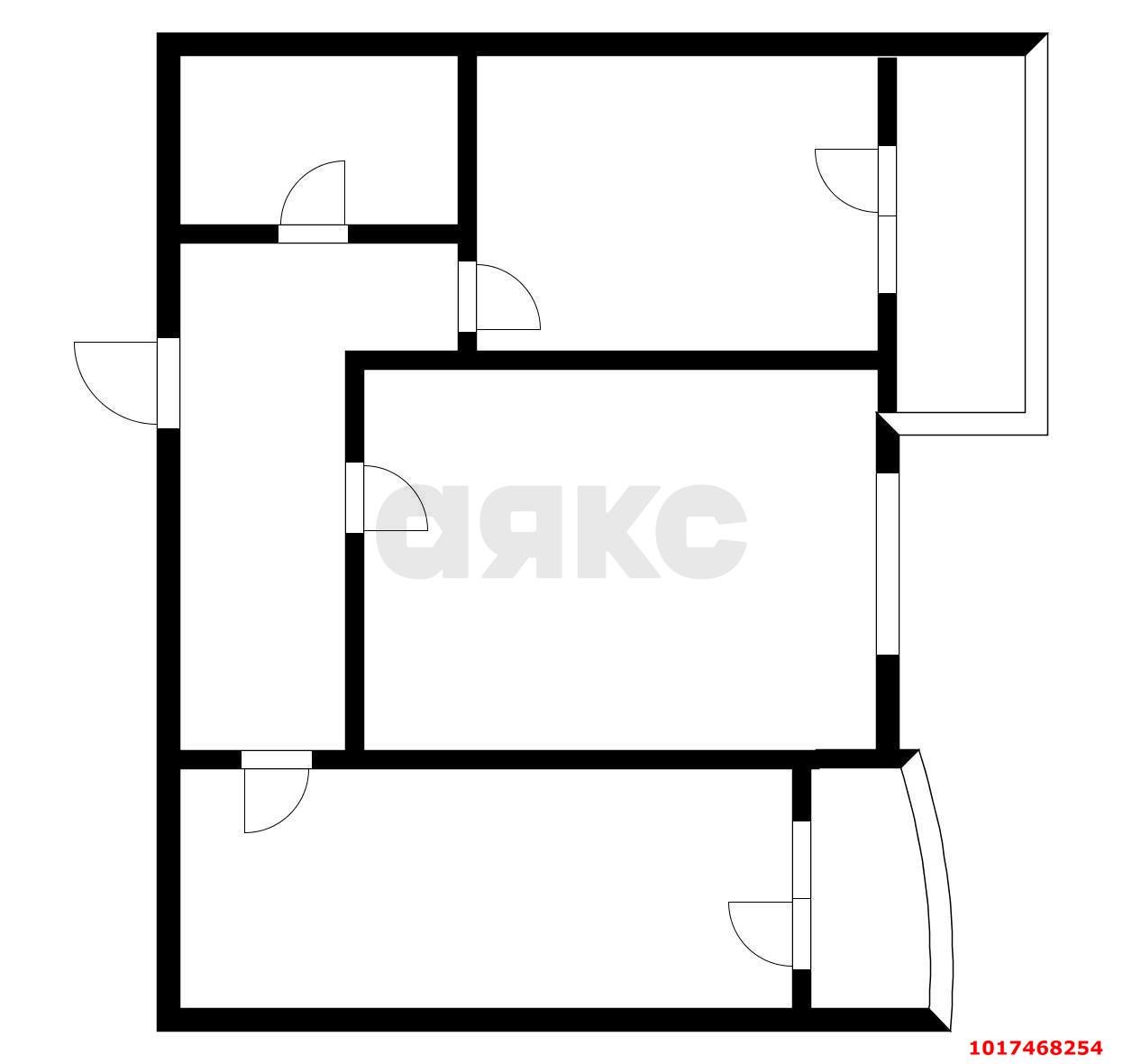 Фото №8: 2-комнатная квартира <span class="whitespace-nowrap">63 м²</span>, <span class="whitespace-nowrap">7/10 эт.</span> - Краснодар, Прикубанский внутригородской округ, Музыкальный, мкр. ЖК Инсити, ул. Российская, 267/3к4