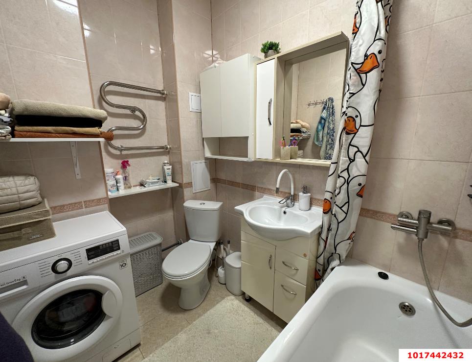 Фото №7: 1-комнатная квартира <span class="whitespace-nowrap">54 м²</span>, <span class="whitespace-nowrap">2/19 эт.</span> - Краснодар, Прикубанский внутригородской округ, Музыкальный, мкр. ЖК Оникс, ул. Российская, 267к1