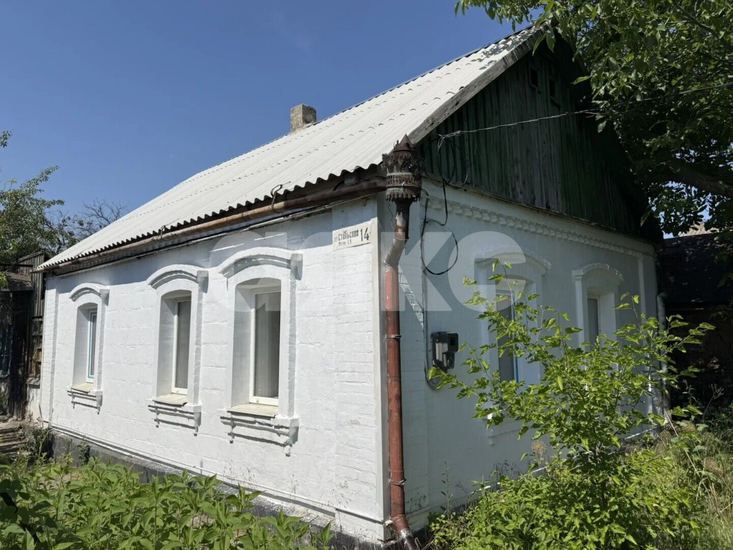 Фото №3: Дом <span class="whitespace-nowrap">56 м²</span> <span class="whitespace-nowrap">+ 8 сот.</span>, <span class="whitespace-nowrap">1 эт.</span> - Мариуполь, р. Ильичёвский, пер. Стальского, 14