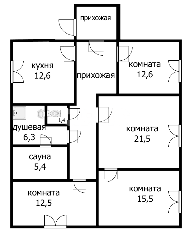 Фото №31: Дом 106 м² + 16.76 сот., 1 эт. - Кучугуры, ул. Ленина
