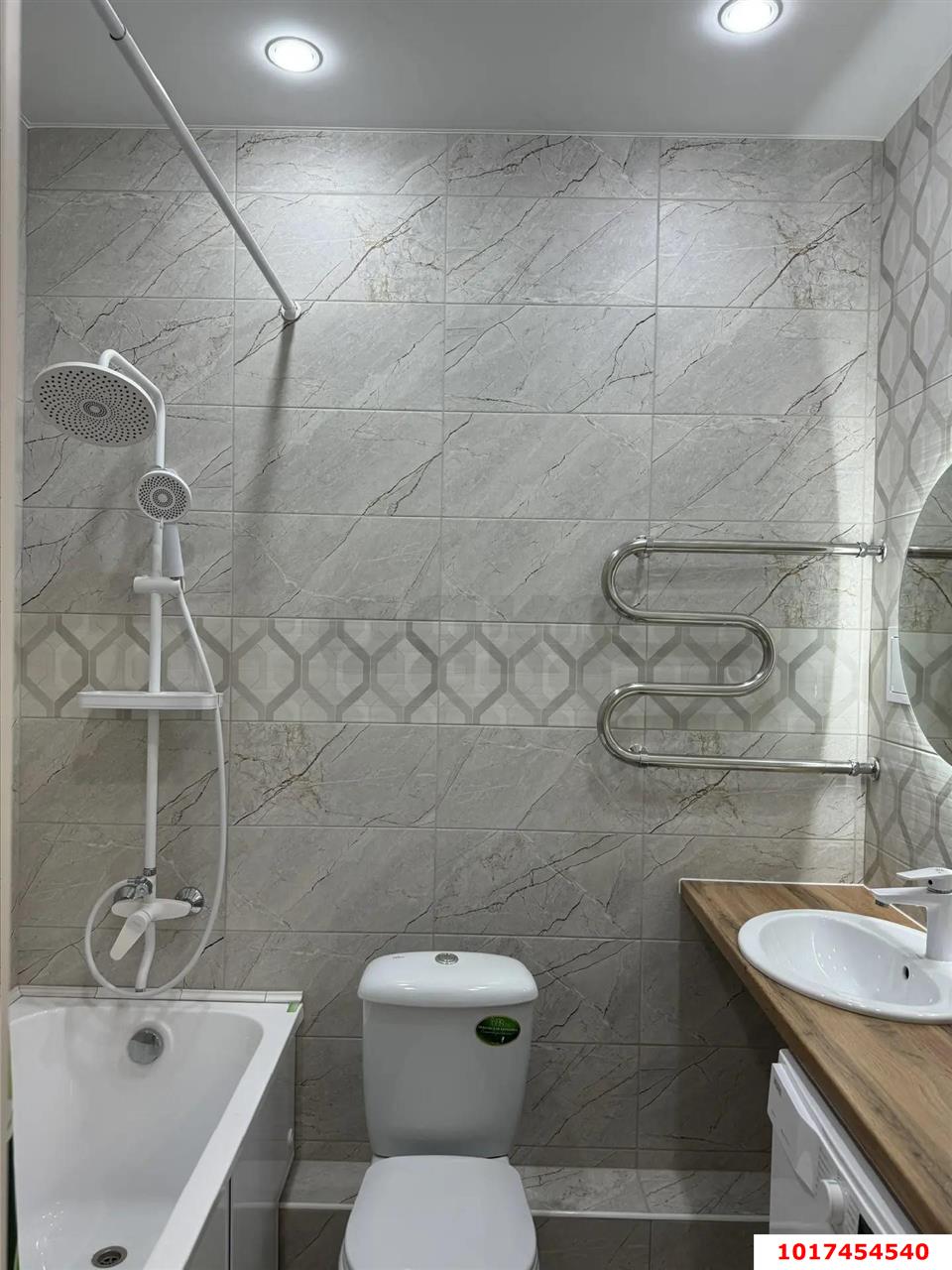 Фото №5: 1-комнатная квартира <span class="whitespace-nowrap">33 м²</span>, <span class="whitespace-nowrap">12/20 эт.</span> - Краснодар, Прикубанский внутригородской округ, Калинино, Завод Радиоизмерительных Приборов, мкр. ЖК Акварели-2, ул. Тепличная, 62/1к5